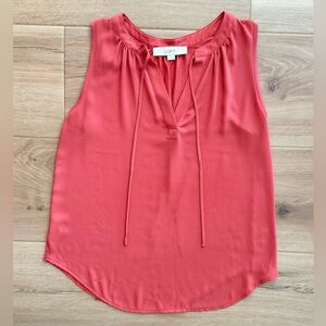 LOFT Salmon Sleeveless Top Size S